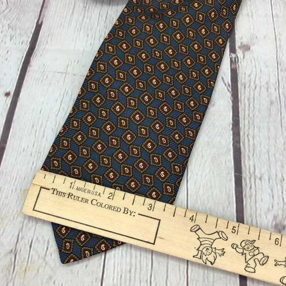 T. Harris London silk Tie designer preppy office business professional attire - Picture 3 of 6